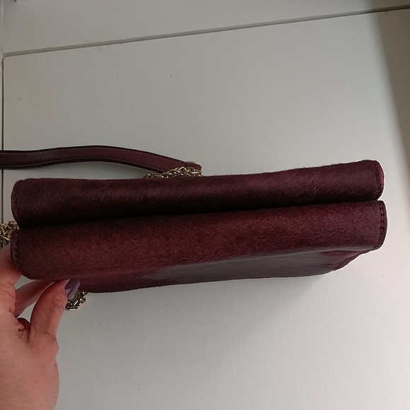Vince Camuto Burgundy Cowhide shoulder bag - Picture 6 of 8